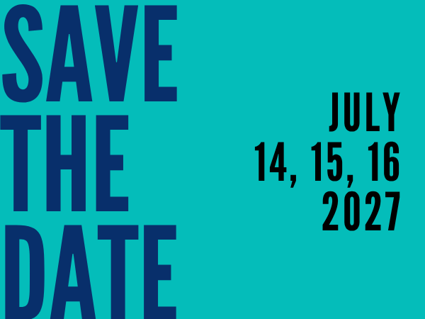 Save the date July 14, 15, 16, 2027