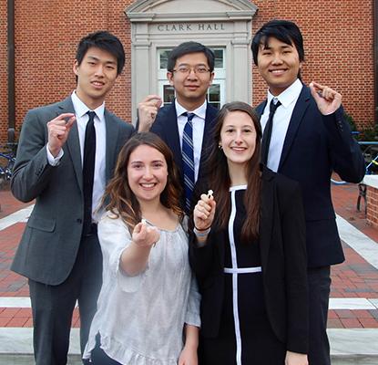 Melissa Austin, Eric Cao, Talia Kirschbaum, Theodore Lee, and Harrison Nguyen