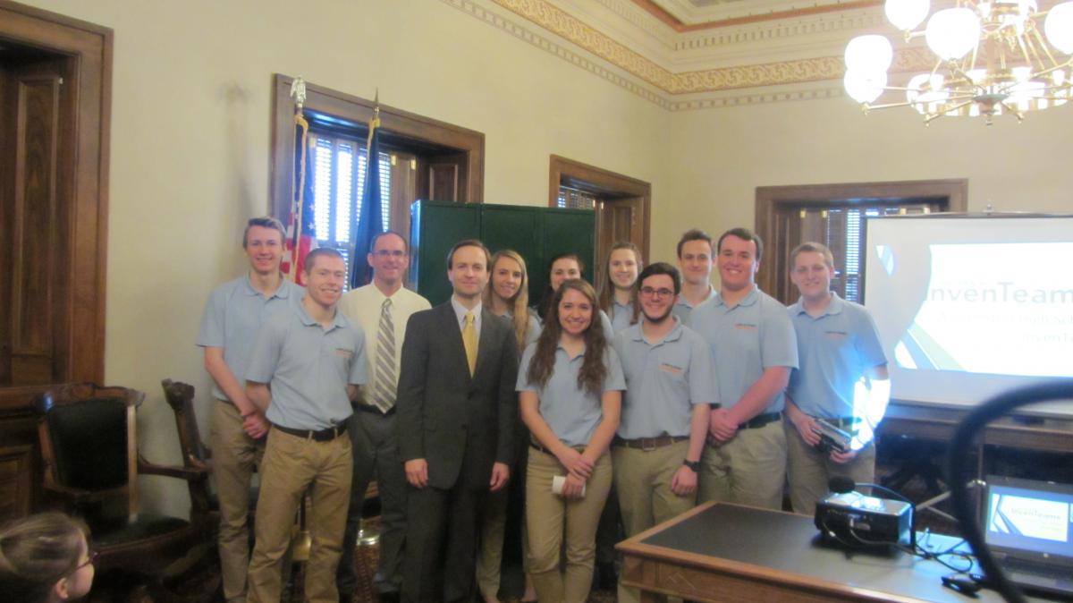 [The team with Lt. Governor Calley]