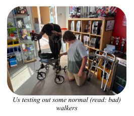 Existing walker testing