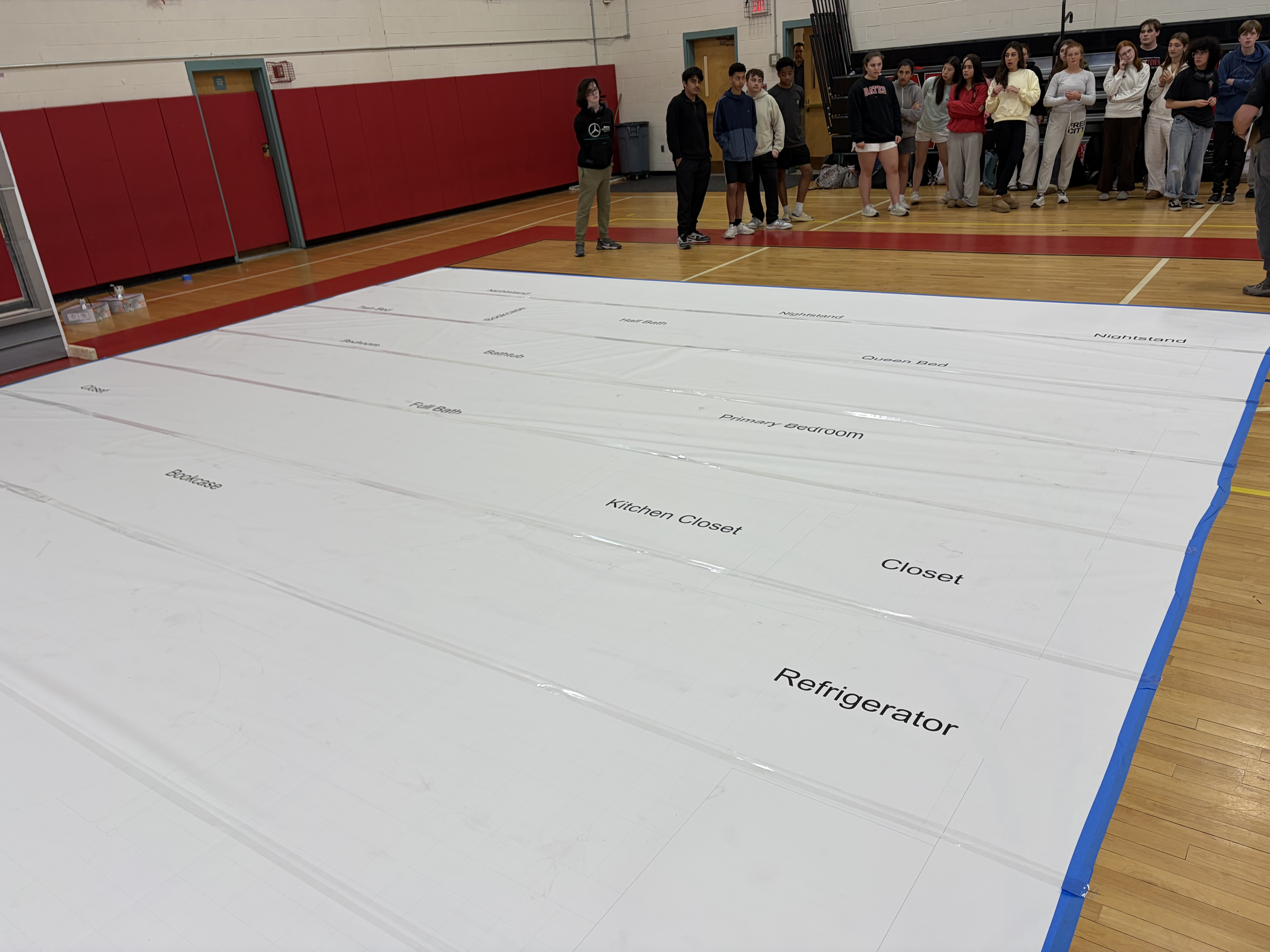 Full scale print out of an ADU