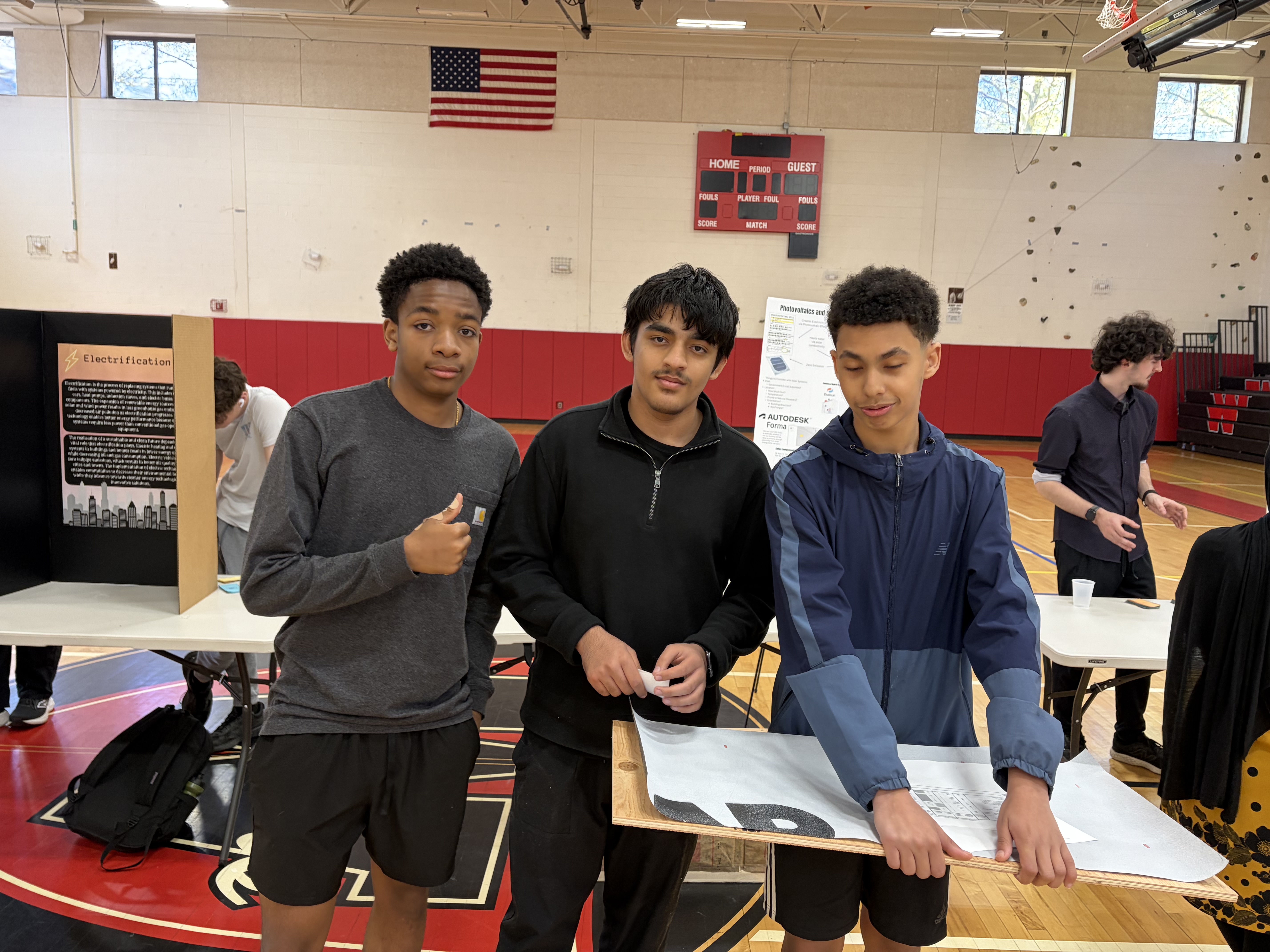 Students exploring options