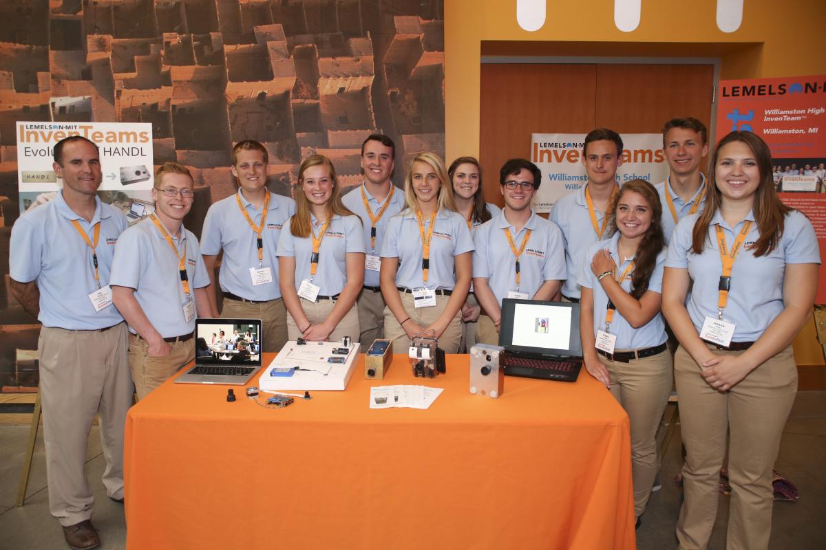[The team at the InvenTeams showcase]