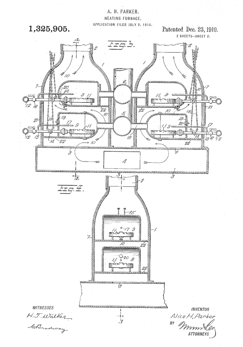 alice parker heating furnace