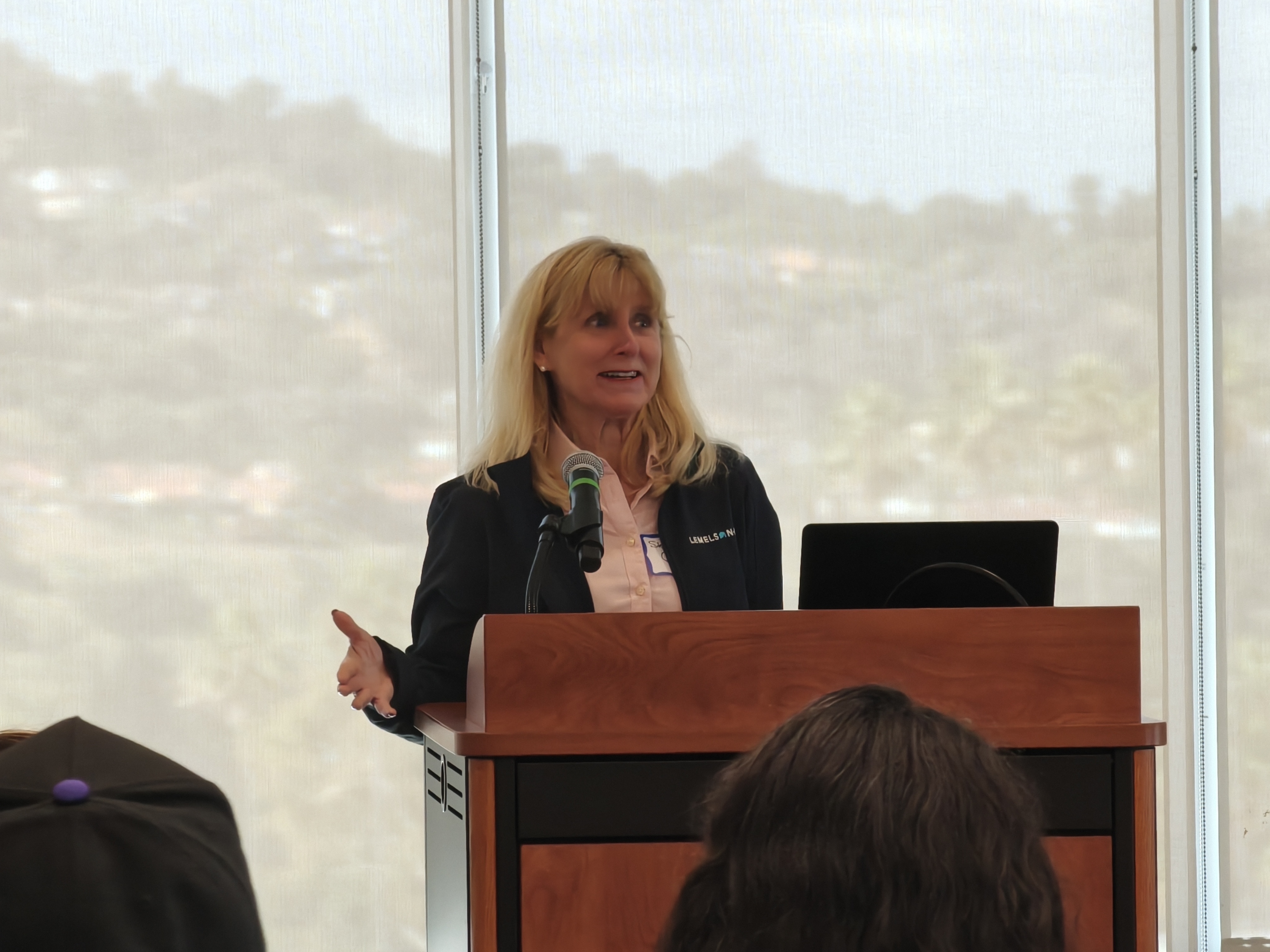 Image of Dr. Couch at the podium
