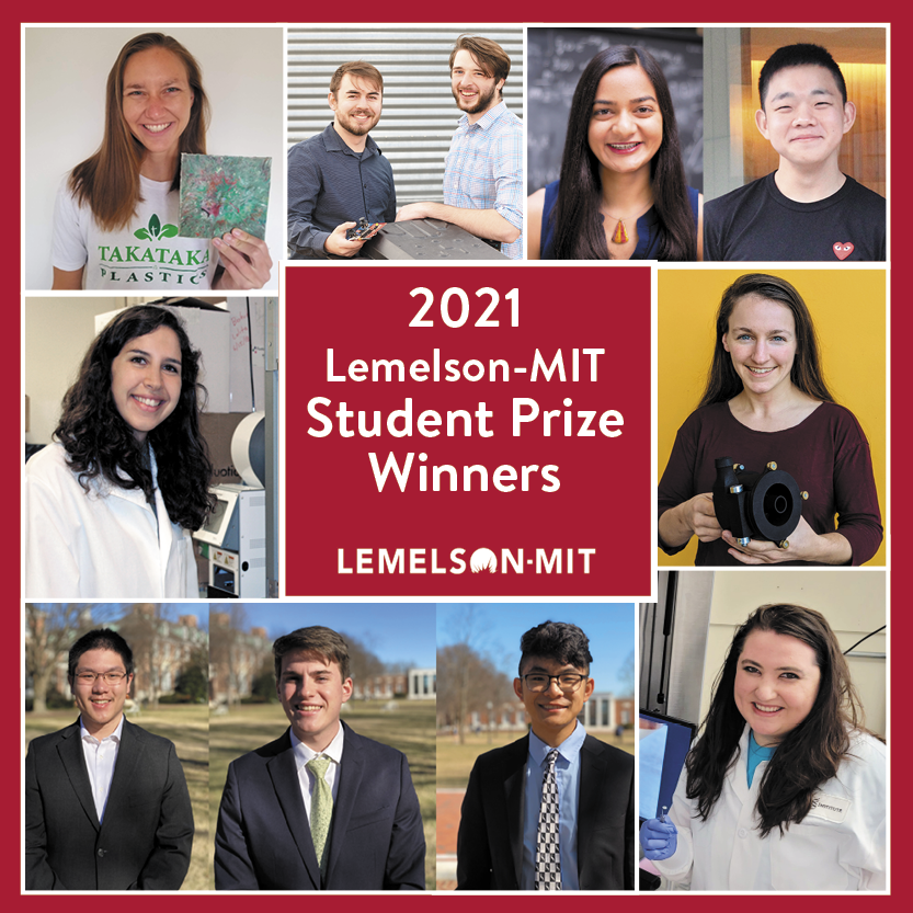 Collage of the 2021 Student Prize winners