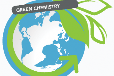 Icon of a globe for green chemistry 